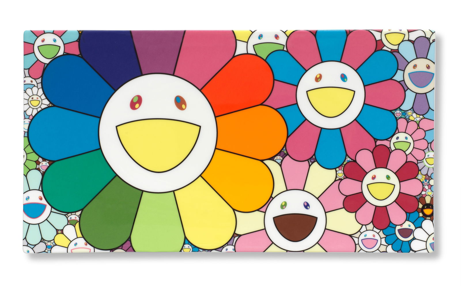 Takashi Murakami (Japanese, born 1962) Pop Up Flower Porcelain plate, 2020, published by Kaikai ... (1 of 1)