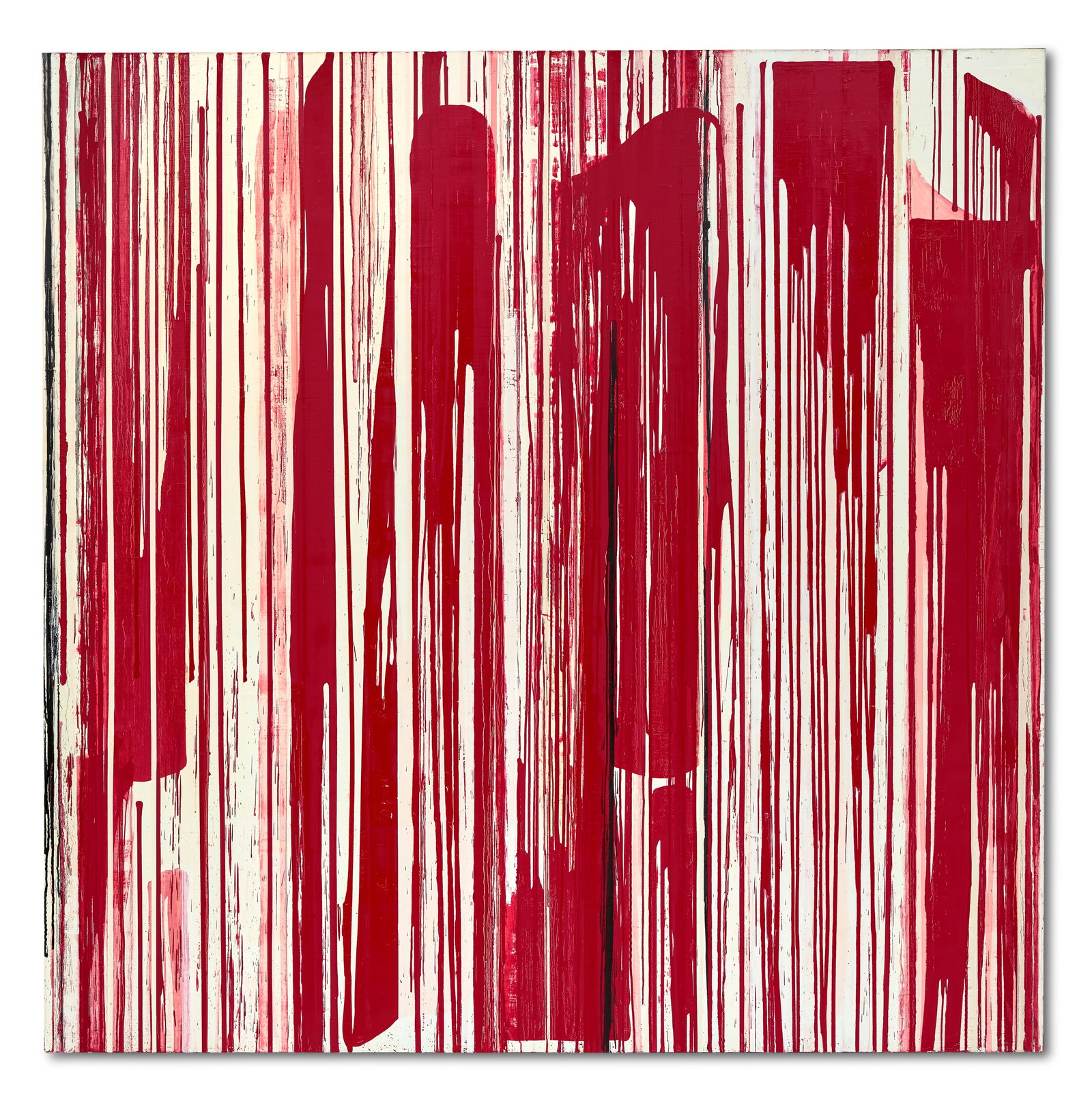 JACQUELINE HUMPHRIES (B. 1960) Untitled #7 90 x 90 in (228.6 x 228.6 cm) (Painted in 1995): JACQUELINE HUMPHRIES (B. 1960) Untitled #7 signed, inscribed and dated 'J. Humphries 1995 #7' (on the reverse) oil on canvas 90 x 90 in (228.6 x 228.6 cm) Painted in 1995 Footnotes: Provenance<