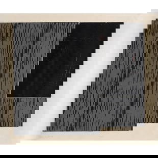 Sean Scully (born 1946); Block;: Sean Scully (born 1946) Block, 1986 Woodcut in colors on Japan paper, signed in pencil, titled, dated and numbered AP 4/10 (an artist's proof, aside from the edition of 30, published by Diane Villani