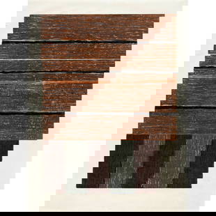 Sean Scully (born 1946); Standing 2;: Sean Scully (born 1946) Standing 2, 1986 Woodcut in colors on Okawara paper, signed in pencil, titled, dated and numbered AP 9/10 (an artist's proof, aside from the edition of 35), published by Diane