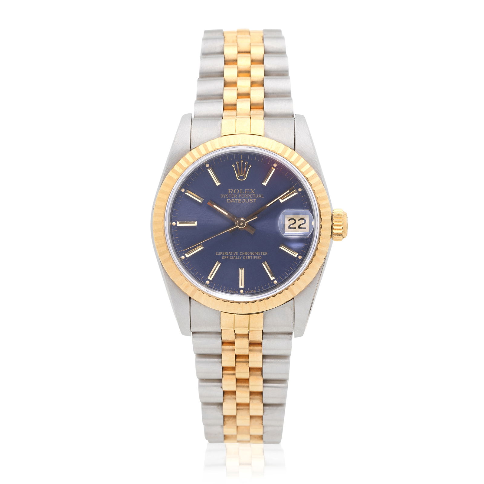 Rolex. A stainless steel and gold automatic calendar bracelet watch  Datejust, Ref: 68273, Purch... (1 of 1)