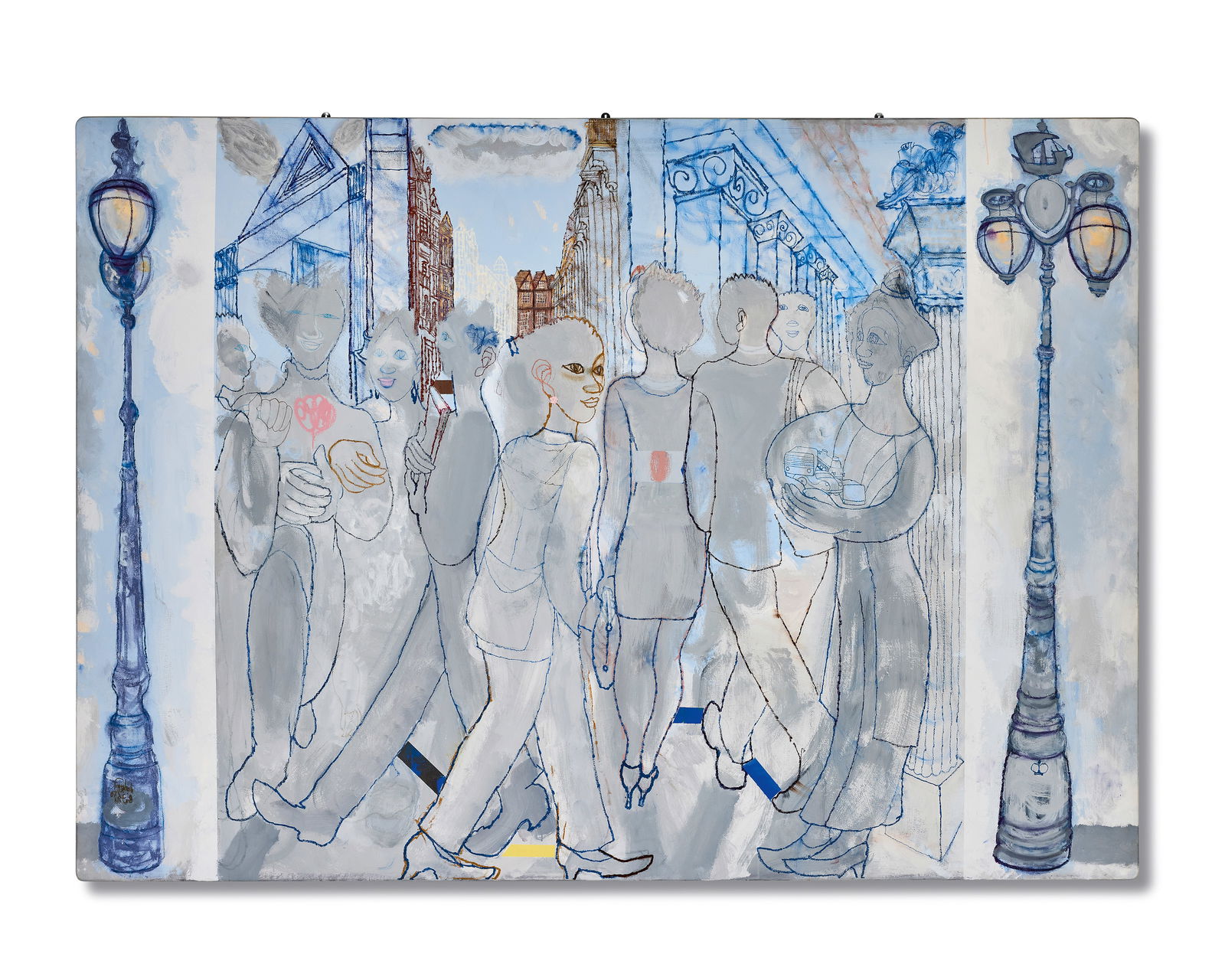 Farghali Abdel Hafiz (Egypt, born 1941) London Collection: Farghali Abdel Hafiz (Egypt, born 1941) London Collection acrylic on wood executed in 2006 200 x 280cm (78 3/4 x 110 1/4in). Footnotes: Provenance: Property from the collection of Abdul