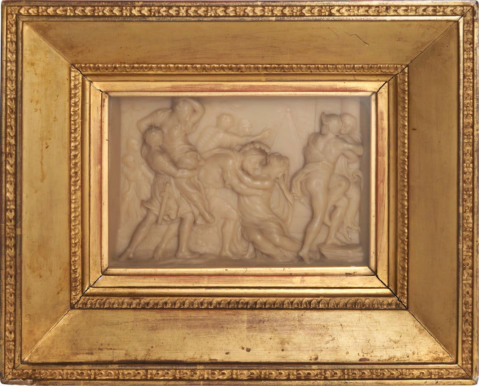 Framed Wax Plaque, 18th century, (1 of 1)