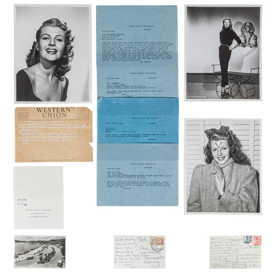 Rita Hayworth correspondence with Charlie Feldman (1 of 1)