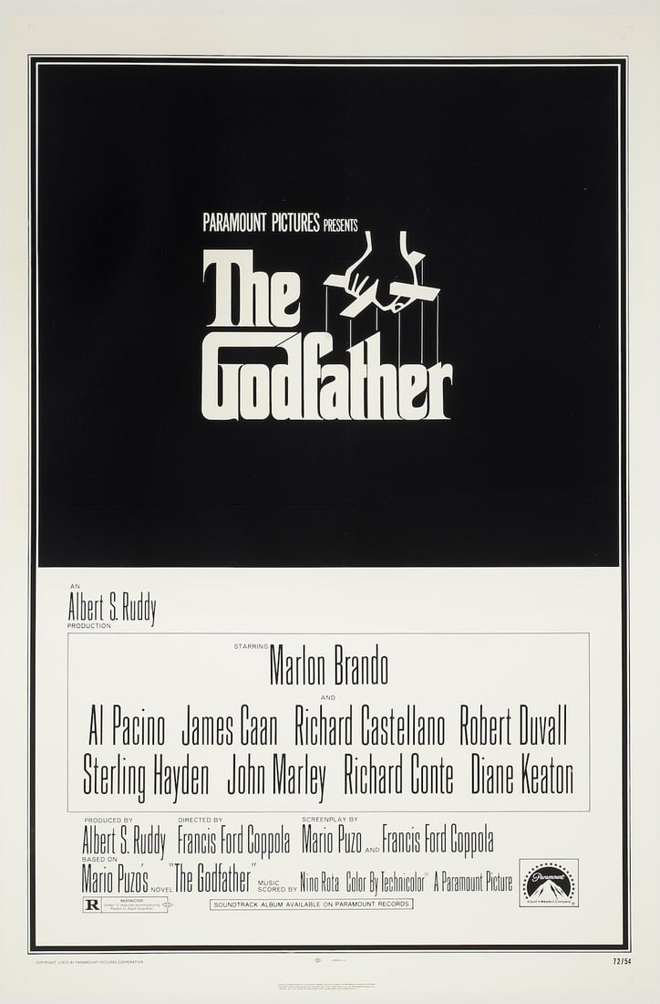 A Group of Posters for The Godfather (1 of 7)