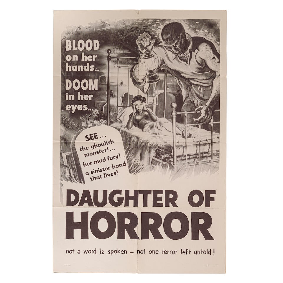 A Collection of B-Horror Movie Posters and Lobby Cards (1 of 9)