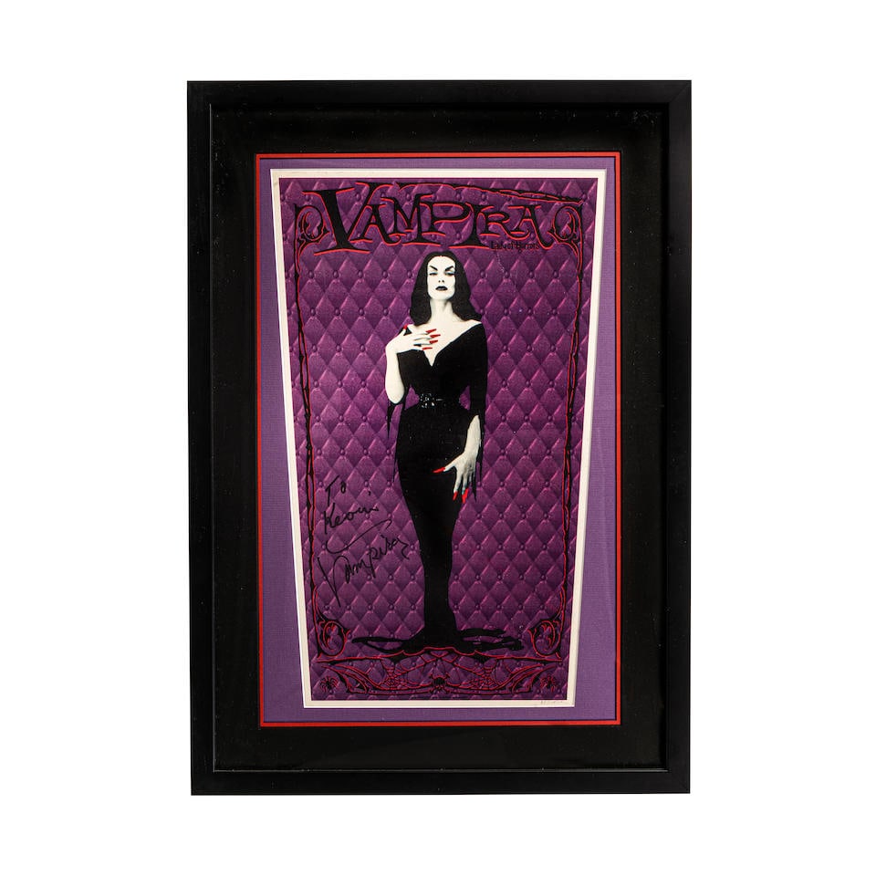 A Vampira Signed Poster (1 of 1)