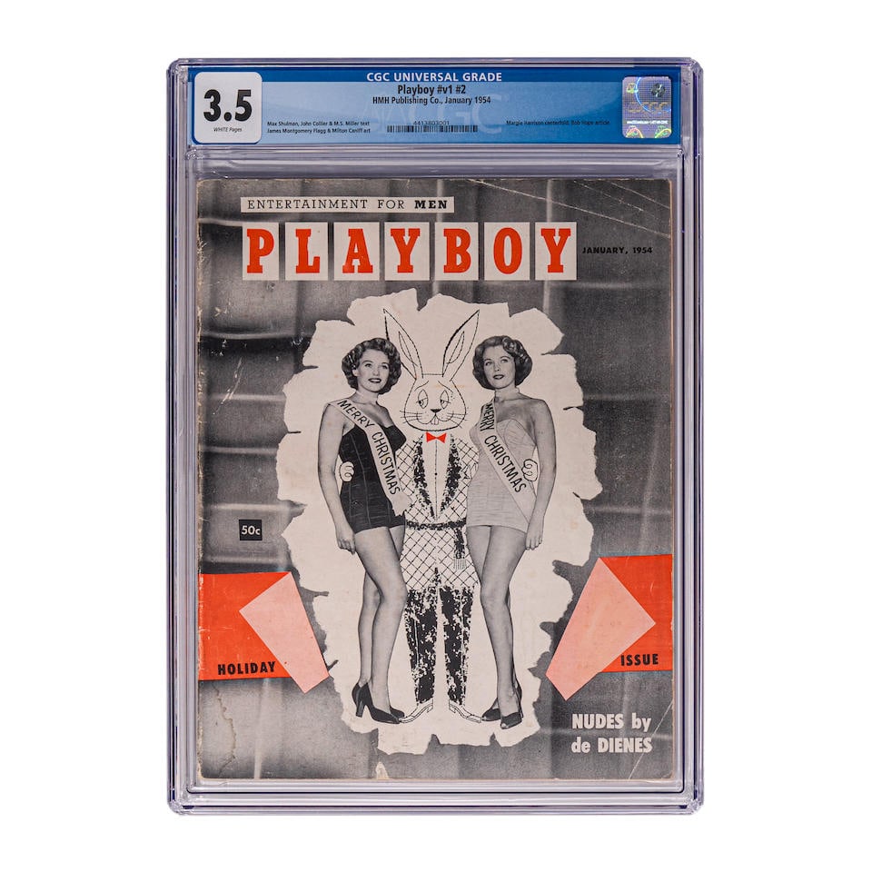 The second issue of Playboy Magazine, CGC Universal Grade 3.5 (1 of 1)
