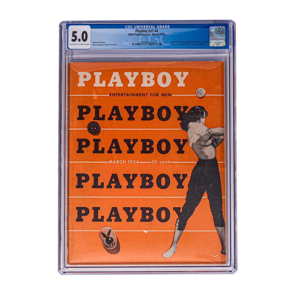 The Fourth Issue of Playboy Magazine, Universal CGC grade 5.0 (1 of 1)