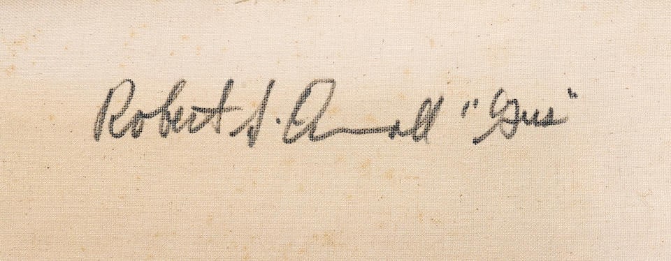 An Original Signed Portrait Painting of Robert Duvall in Lonesome Dove (1 of 2)