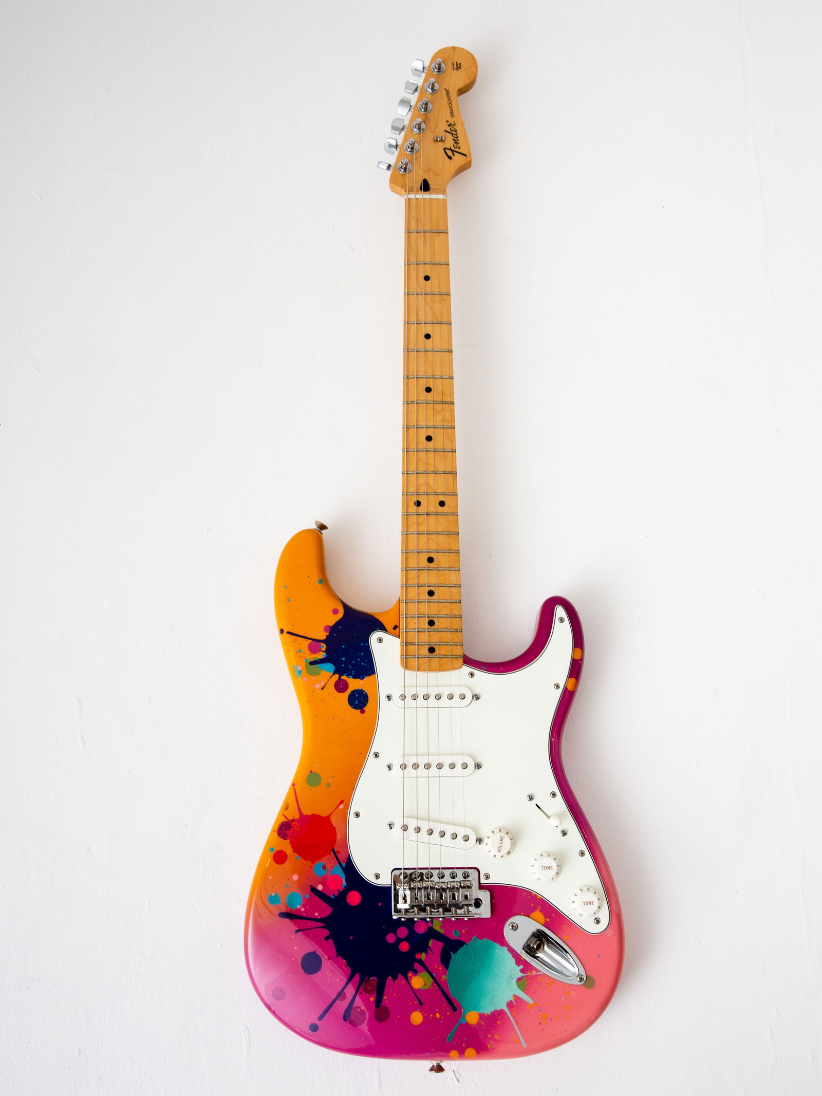 Goldie (born 1965): 'Splattocaster' Fender Stratocaster Electric Guitar, 2020, (1 of 1)