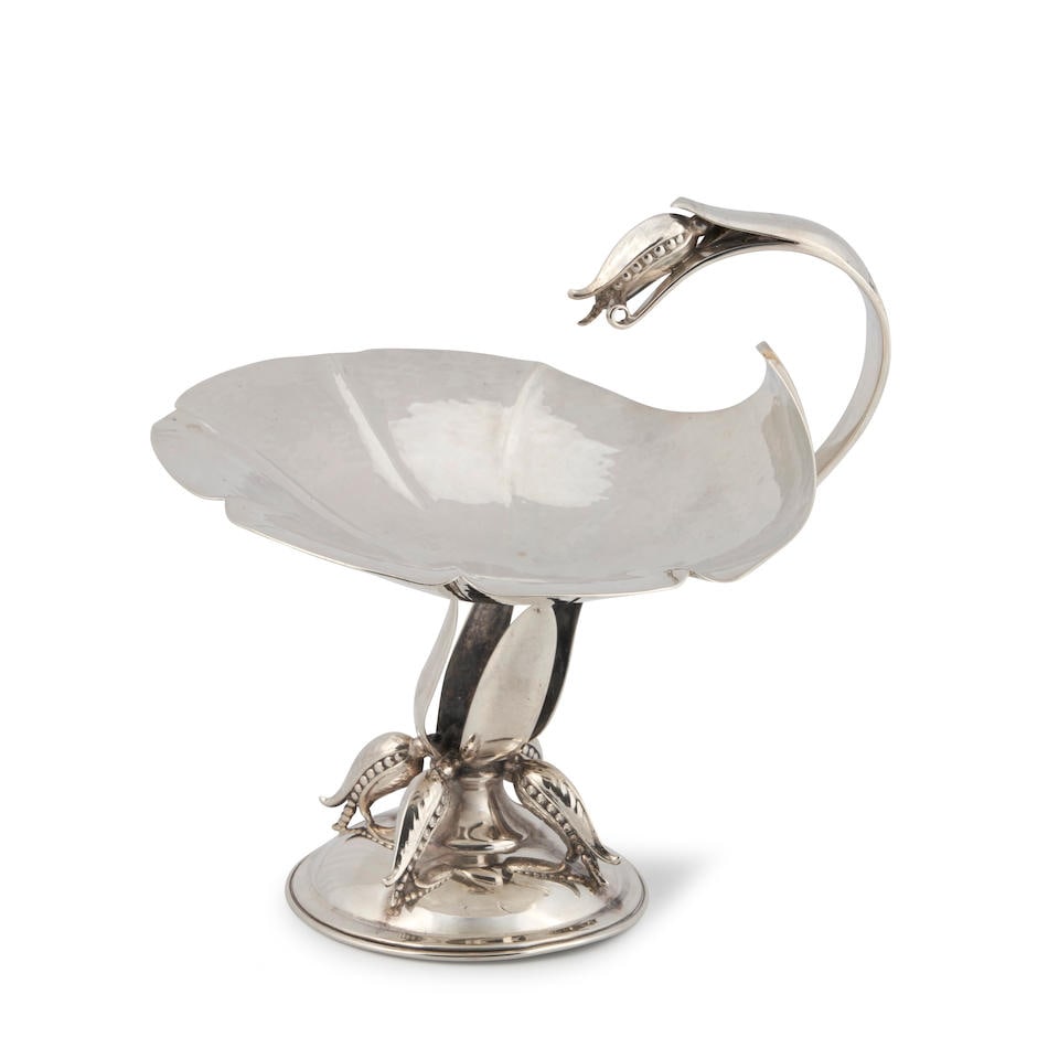 Carl Poul Petersen Hammered Sterling Silver Bonbonniere, (1 of 1)