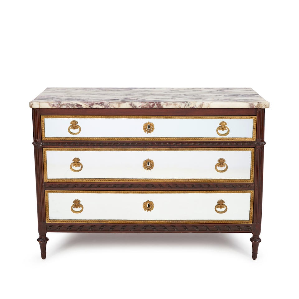 Louis VXI Mahogany Commode,  France, late 18th century, (1 of 1)