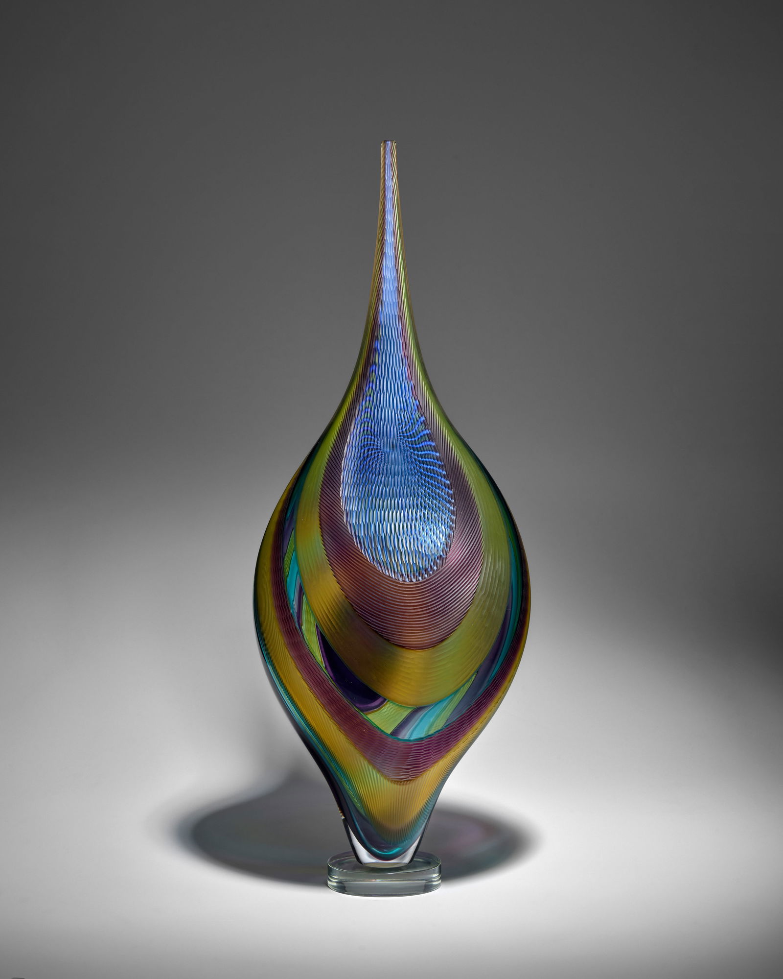 LINO TAGLIAPIETRA (BORN 1934) Vase2005blown glass, battuto and inciso surface, engraved 'Lino Ta... (1 of 1)