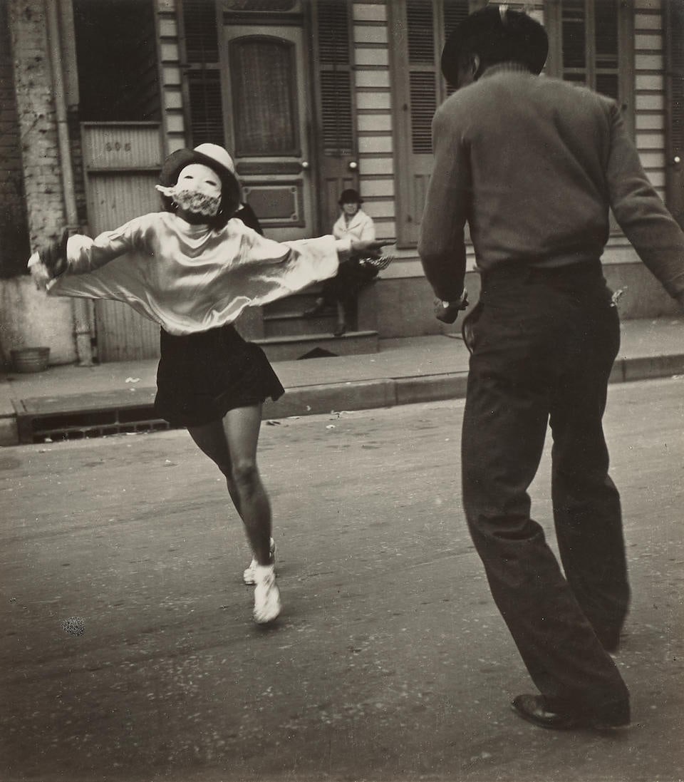John Gutmann (1905-1998); 'Swing' ('Mardi Gras, New Orleans, La.'); (1 of 2)