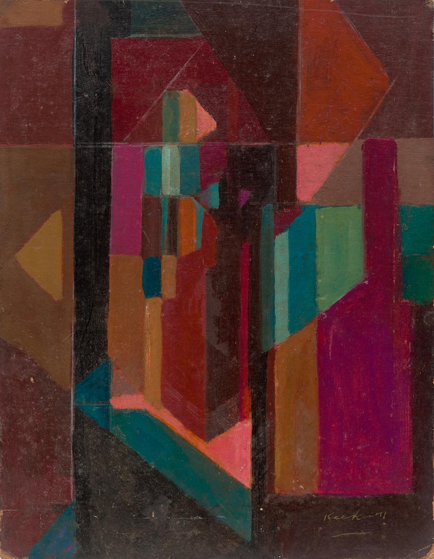 Earl Kerkam (1891-1965) Abstract 20 x 15 5/8 in. (50.8 x 39.7 cm.) (Painted in 1961.) (1 of 1)