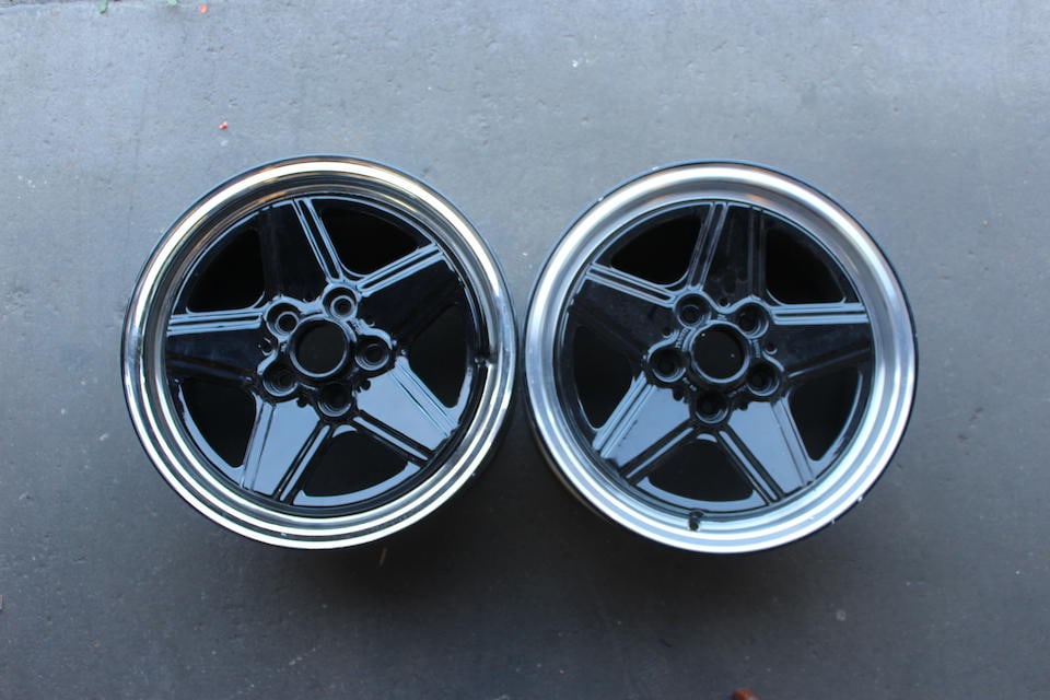2 NOS Black, AMG Penta Star V2 wheels for Mercedes-Benz, 7.5J x 16 (7400092) 18 inches in diamet... (1 of 4)