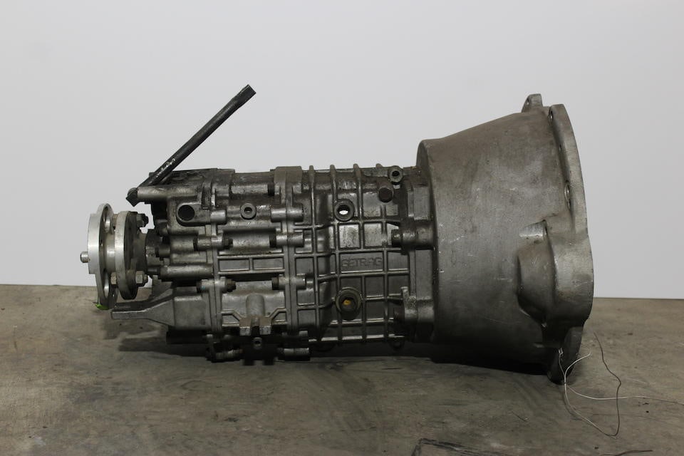 A presumed BMW manual Getrag gearbox transmission 15 inches in height, 18 inches in width, 25 in... (1 of 3)