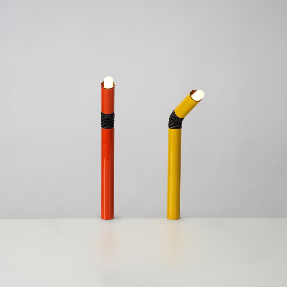 DANILO & CORRADO AROLDI (XX) Paire de lampes de table agraffes Periscopio (1 of 2)