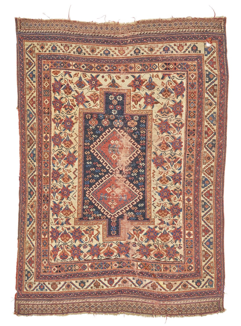 Afshar Rug Iran 4 ft. x 5 ft. 7 in.: Afshar Rug Iran c. 1910 4 ft. x 5 ft. 7 in. For further information on this lot please visit Bonhams.com For further information about this lot please