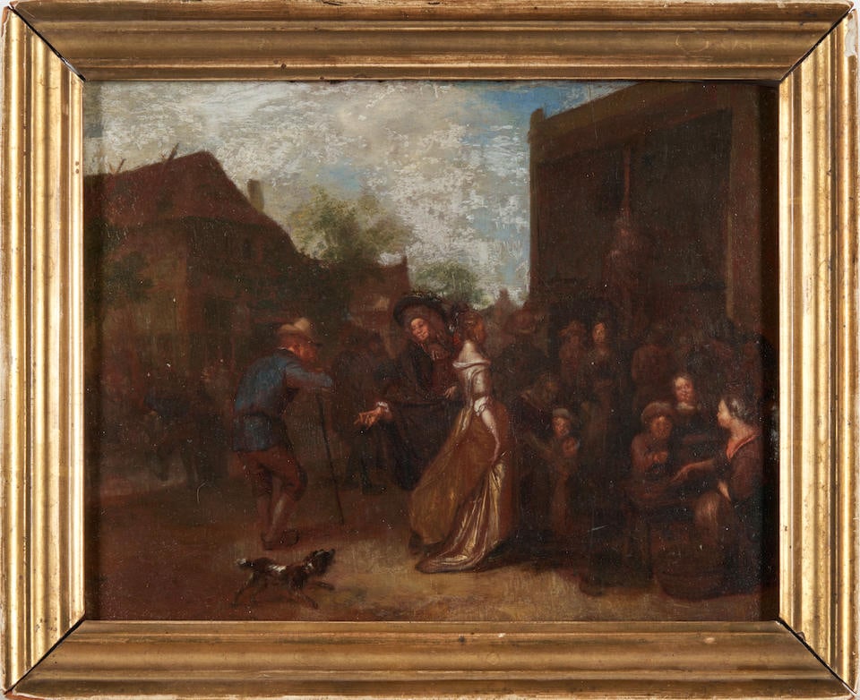 MANNER OF RICHARD BRAKENBURGH, (DUTCH, 17TH/18TH CENTURY) FESTIVITIES IN THE VILLAGE (1 of 2)