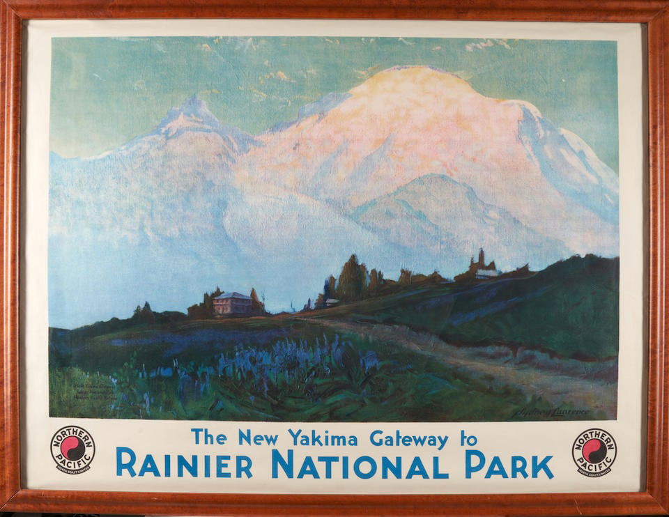 AFTER SYDNEY MORTIMER LAURENCE (AMERICAN, 1865-1940) THE NEW YAKIMA GATEWAY TO RAINER NATIONAL PARK (1 of 2)