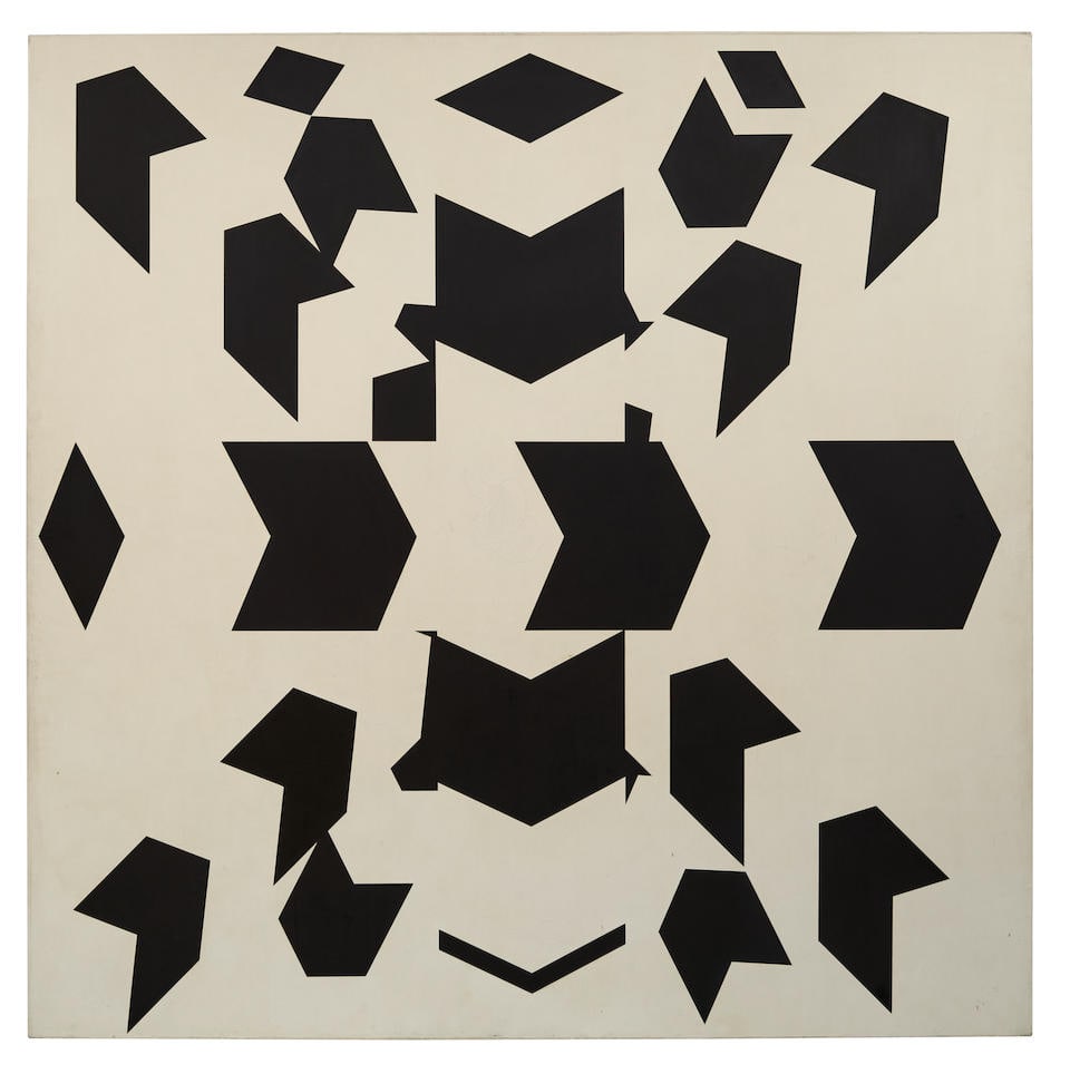 ALLAN D'ARCANGELO (1930-1998) Constellation #13 1970: ALLAN D'ARCANGELO (1930-1998) Constellation #13 1970 signed, titled, and date 1970 on the reverse acrylic on canvas 96 by 96 in. 243.8 by 243.8 cm. Footnotes: Provenance Private Collection, New York F