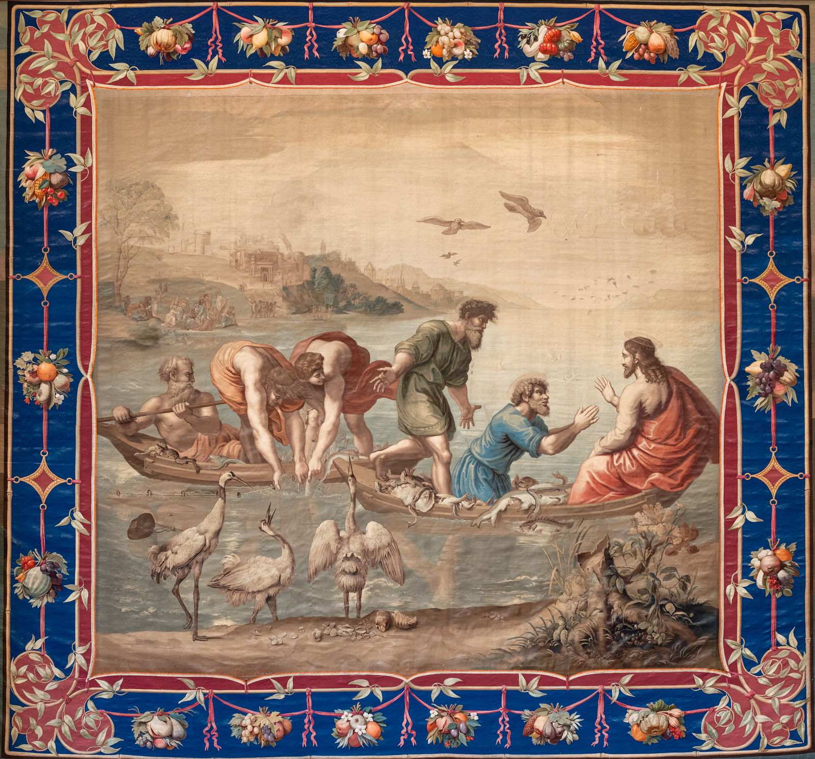 A Secondquarter 19th Century, French Tapestry Depicting The Miraculous