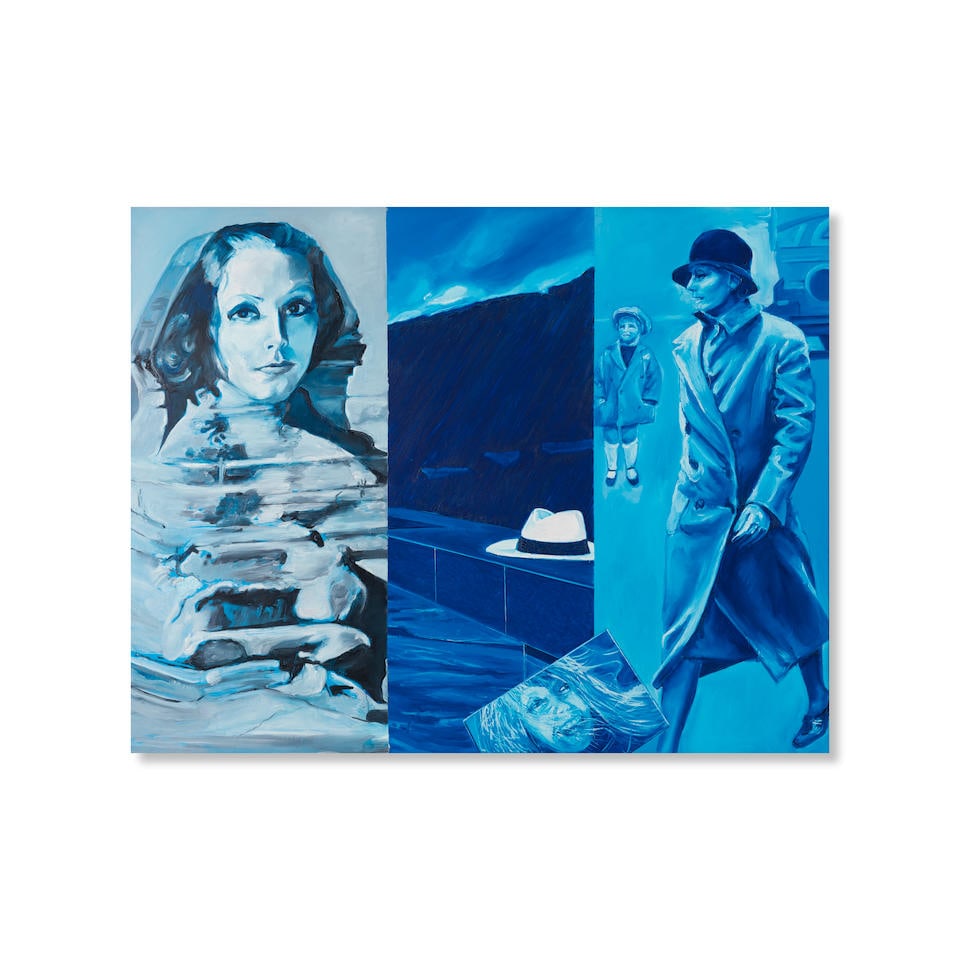 JACQUES MONORY (1924-2018) Spécial N°G.GARBO (N°1200) 2006: JACQUES MONORY (1924-2018) Spécial N°G.GARBO (N°1200) 2006 signé, titré et daté 2006 au revers huile sur toile signed, titled and dated 2006 on the reverse oil on canvas