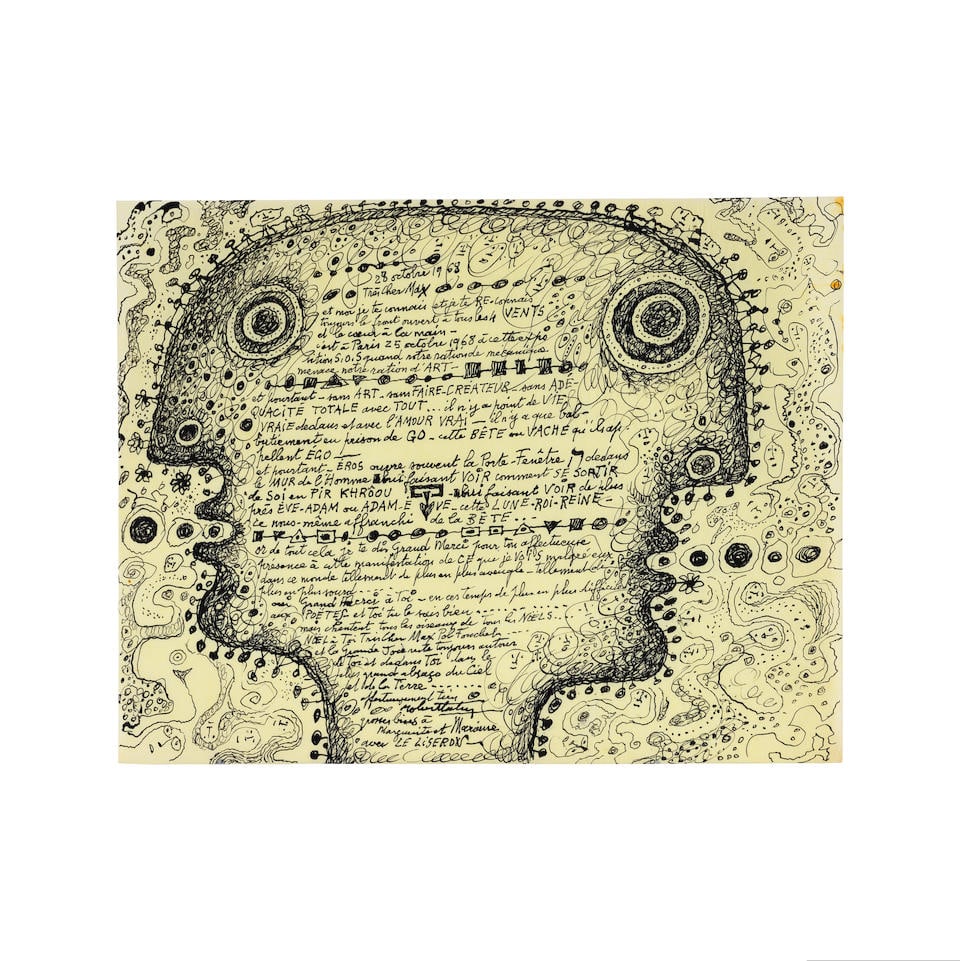 ROBERT TATIN (1902-1983) Las (Lettre à Max Pol Fouchet) (1 of 2)