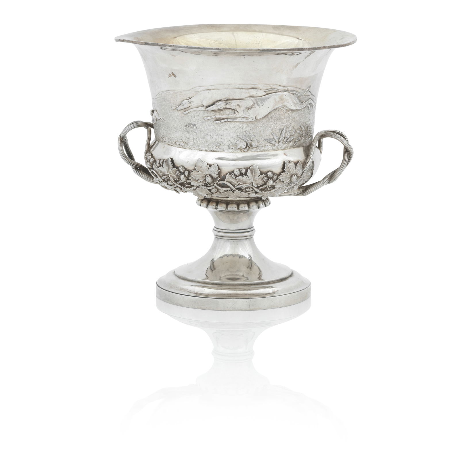 A George III two-handled cup Maker's mark rubbed, London, 1819 (1 of 1)