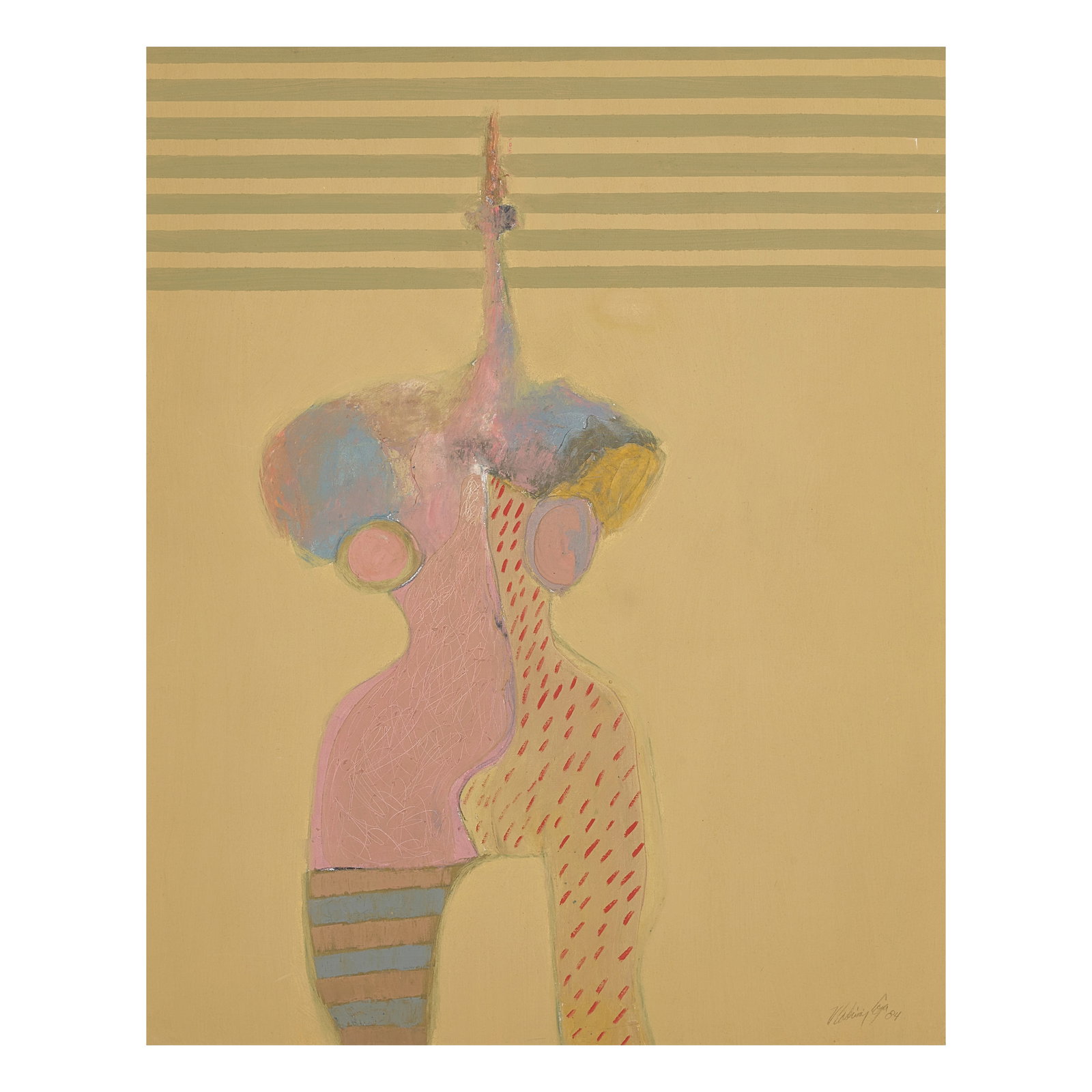 VLADIMIR CORA (BORN 1951) Señorita de Tecuala No. 671984oil and acrylic on canvas, signed a... (1 of 1)