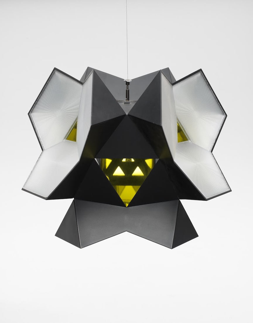 Olafur Eliasson 'Starbrick' ceiling light, 2009: Olafur Eliasson 'Starbrick' ceiling light, 2009 Polycarbonate. 46 x 55 x 56 cm Distributed by Zumtobel, Dornbirn, Austria. Manufacturer's paper label printed ZUMTOBEL/Starbrick by Olafur Eliasson/S /