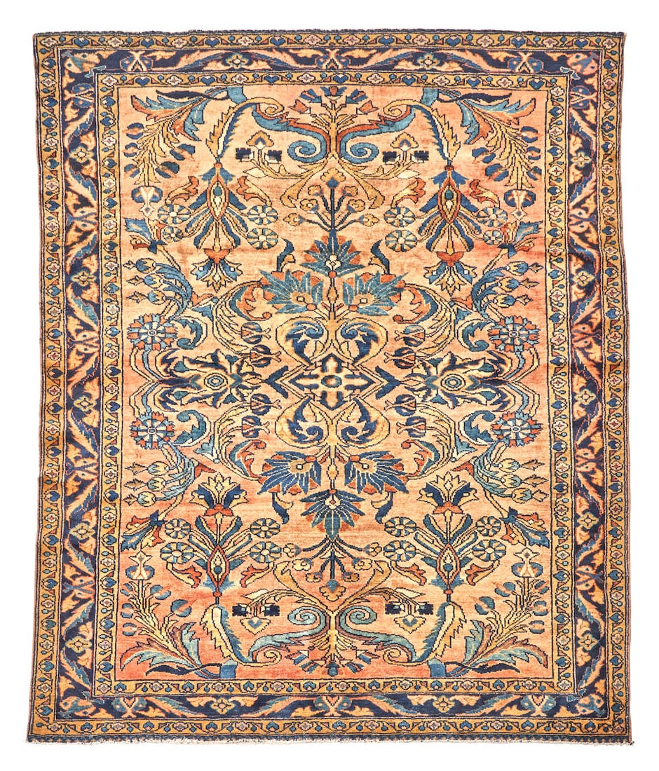 LILLIHAN RUG Iran 4 ft. 9 in. x 6 ft.: LILLIHAN RUG Iran c. early 20th century 4 ft. 9 in. x 6 ft. Footnotes: OVERALL CONDITION: Wear consistent with age and use. This condition report is provided for your convenience based on the opinion 