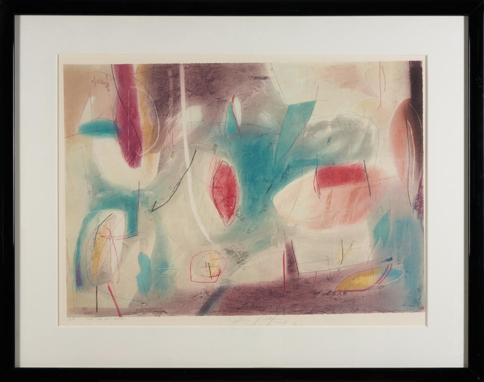 An Emmi Whitehorse lithograph Emmi Whitehorse, Diné (Navajo), (b.1957) 22 1/2 x 32, size of... (1 of 4)