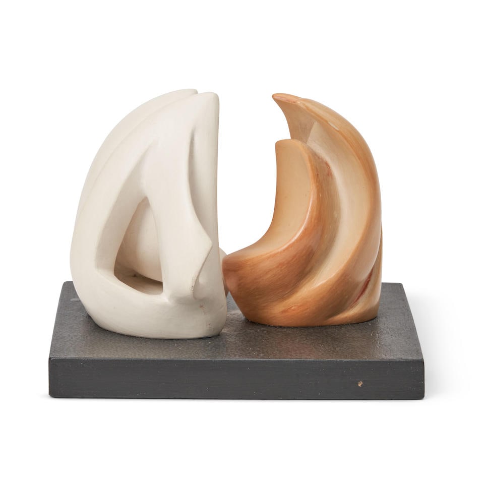 A Les Namingha sculpture Les Namingha, Hopi, (b.1968) ht. 4 1/4, wd. 5 1/4 in. (1 of 3)