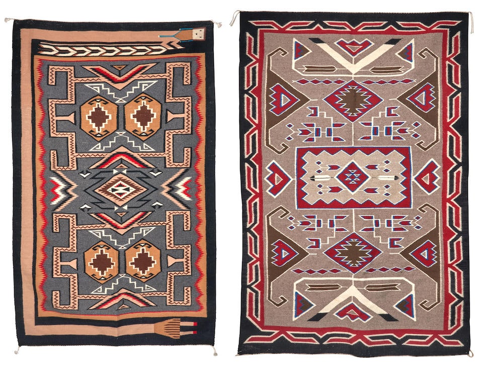 Two Bessie Benally Teec Nos Pos rugs Bessie Benally, Diné (Navajo), (20th/21st century) 73 ... (1 of 3)