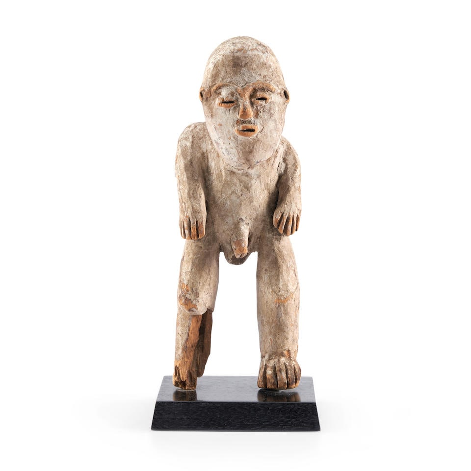 A Vuvi/Mitsogo figure ht. 13 1/2 in. (1 of 4)