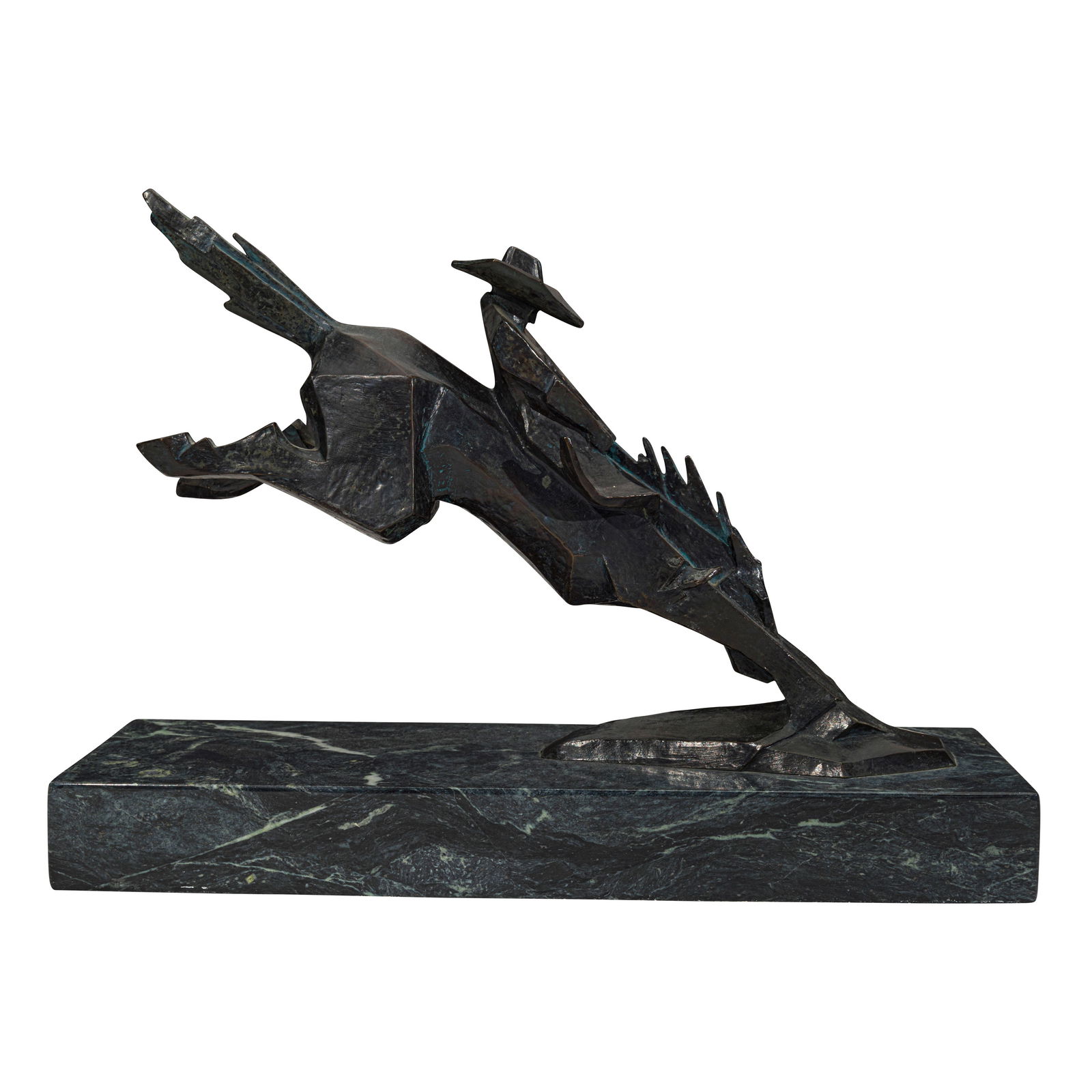 Ed Mell (1942-2024) Diggin' In 10 1/2 in. high: Ed Mell (1942-2024) Diggin' In inscribed and numbered 'Ed Mell / © 2/28' (on the base) and stamped (on the base) bronze with greenish brown patina 10 1/2 in. high Footnotes: Provenance Pro