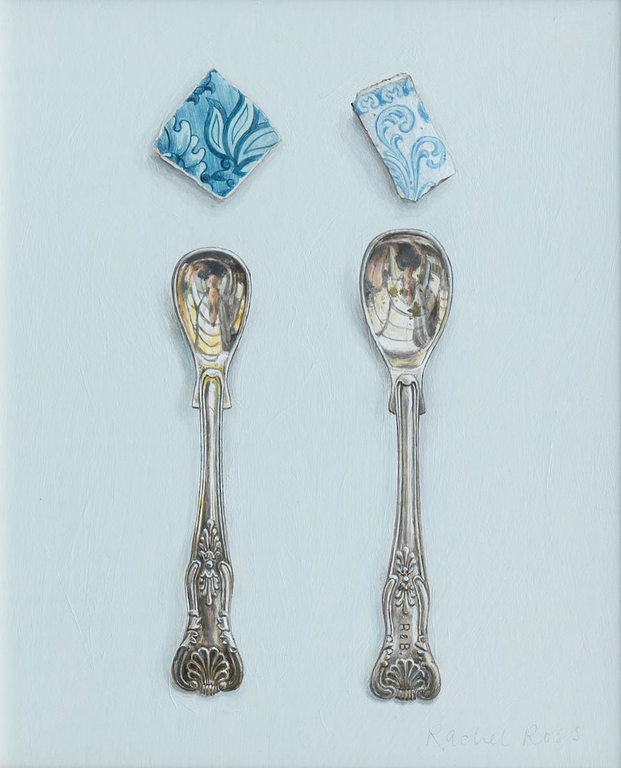 Rachel Ross (British, born 1965) Salt Spoons with China (2024) (1 of 3)