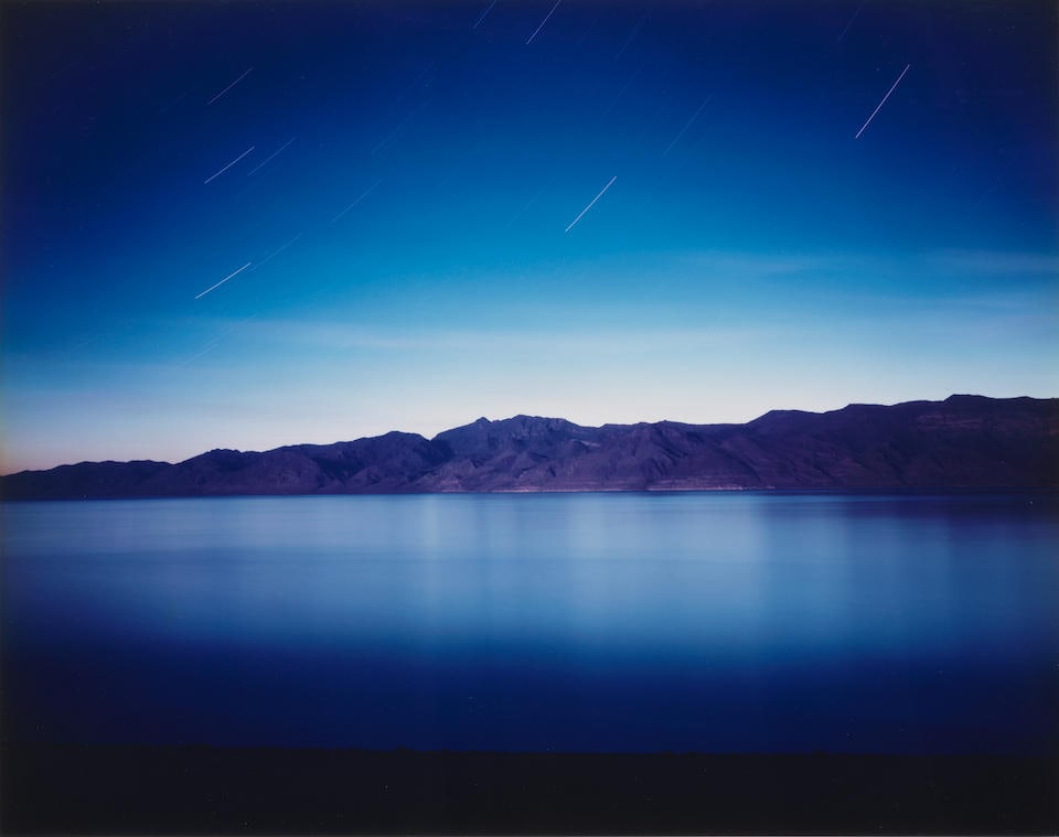 Richard Misrach (born 1949); 'Pyramid Lake (At Night)'; (1 of 2)