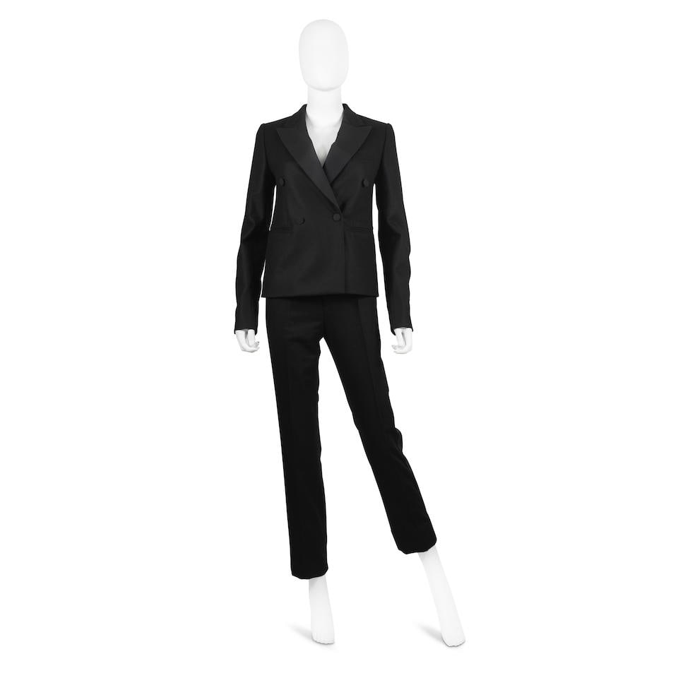 Gucci: a Black Wool Trouser Suit (1 of 2)