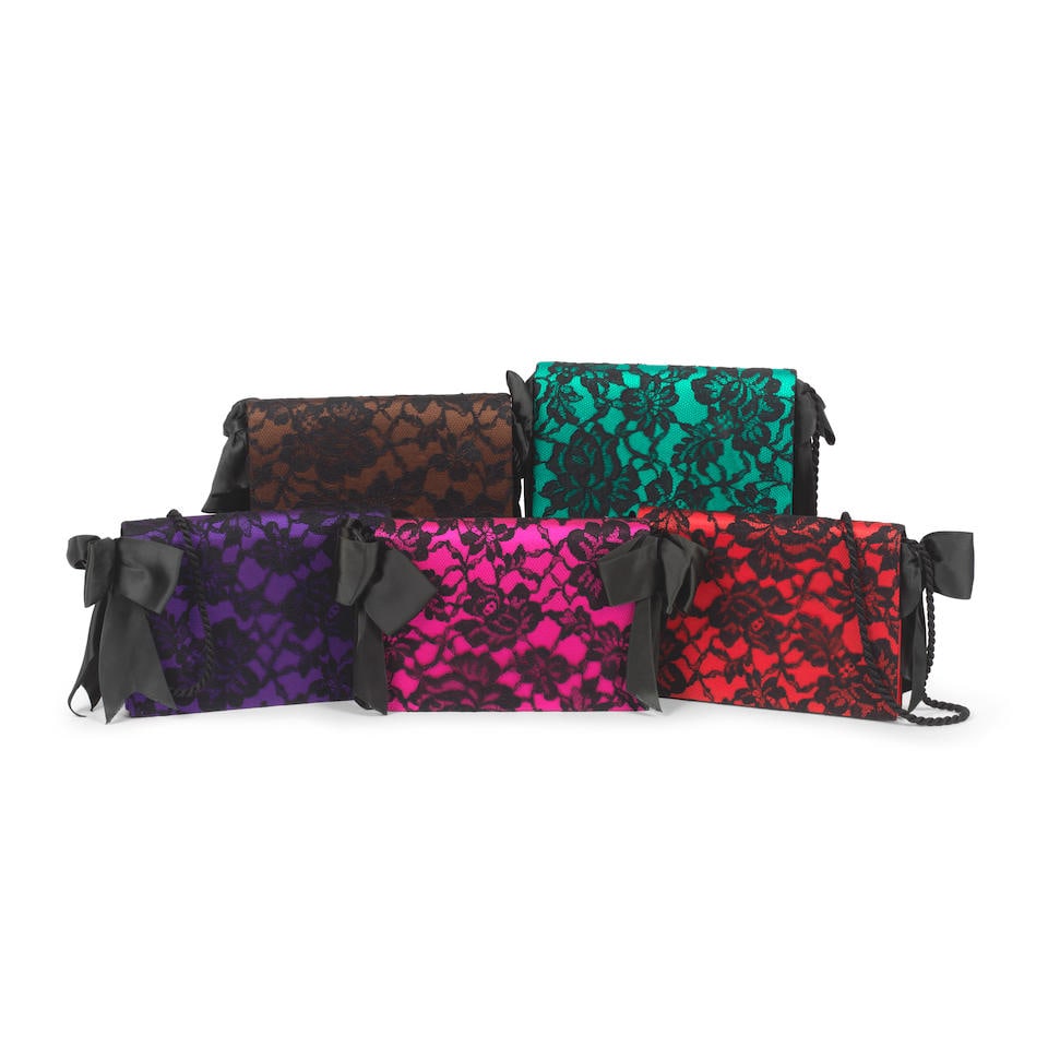 Christian Dior: a Set of Five Lace Evening Bags 1980s (1 of 1)