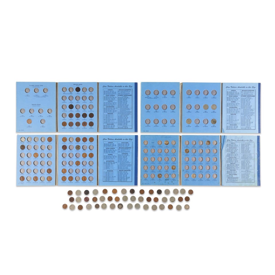 UNITED STATES FOUR VERY PARTIAL SETS OF INDIAN HEAD AND LINCOLN CENTS, LIBERTY NICKELS AND MERCU... (1 of 1)