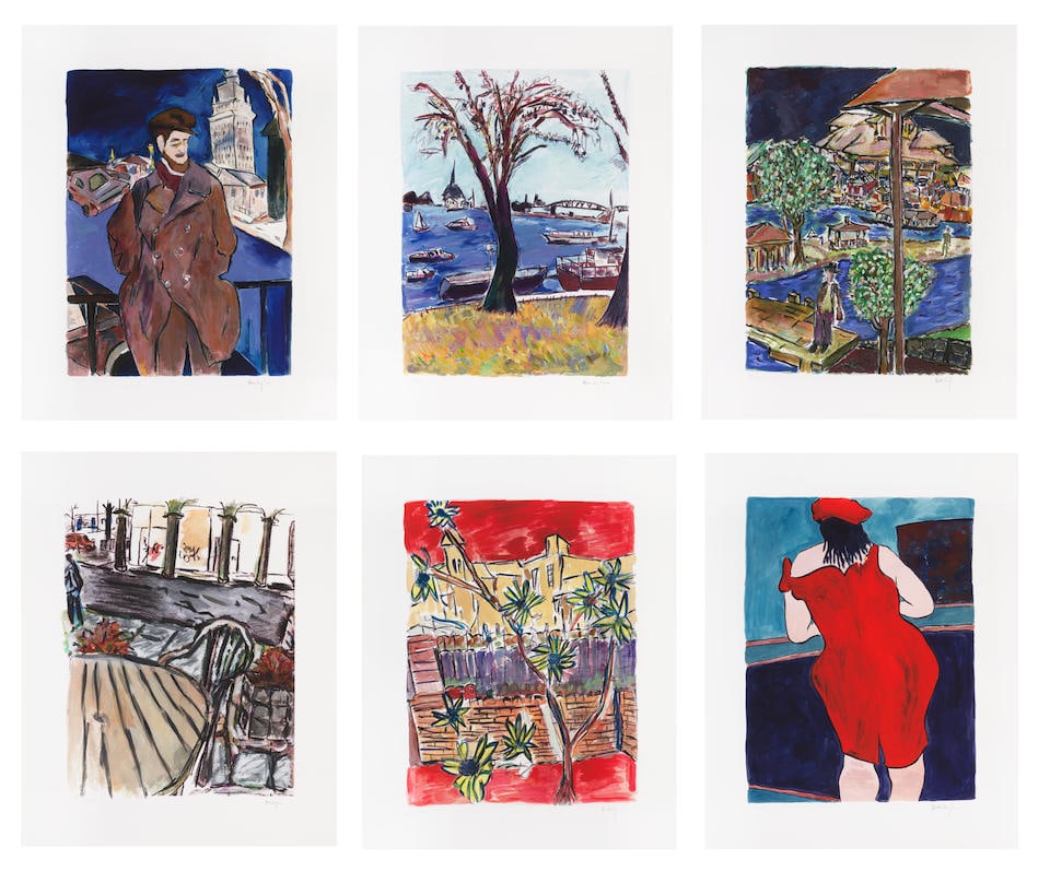 Bob Dylan (born 1941) The Drawn Blank Series, 2016: Bob Dylan (born 1941) The Drawn Blank Series, 2016 6 Giclée prints on Hahnemühle wove, each signed by the artist and numbered 119 in pencil, presented in individual presentation wallets with