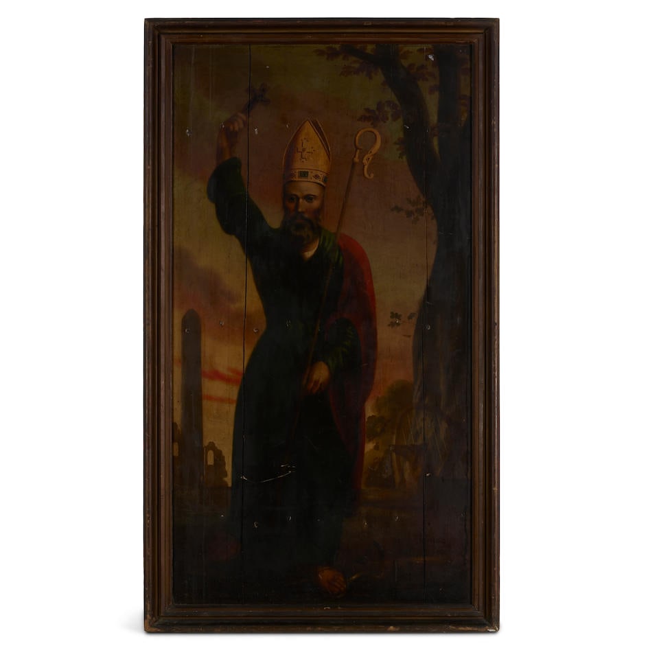 Unknown Artist St. Patrick banishing the snakes 72 x 40 1/2in (1 of 1)