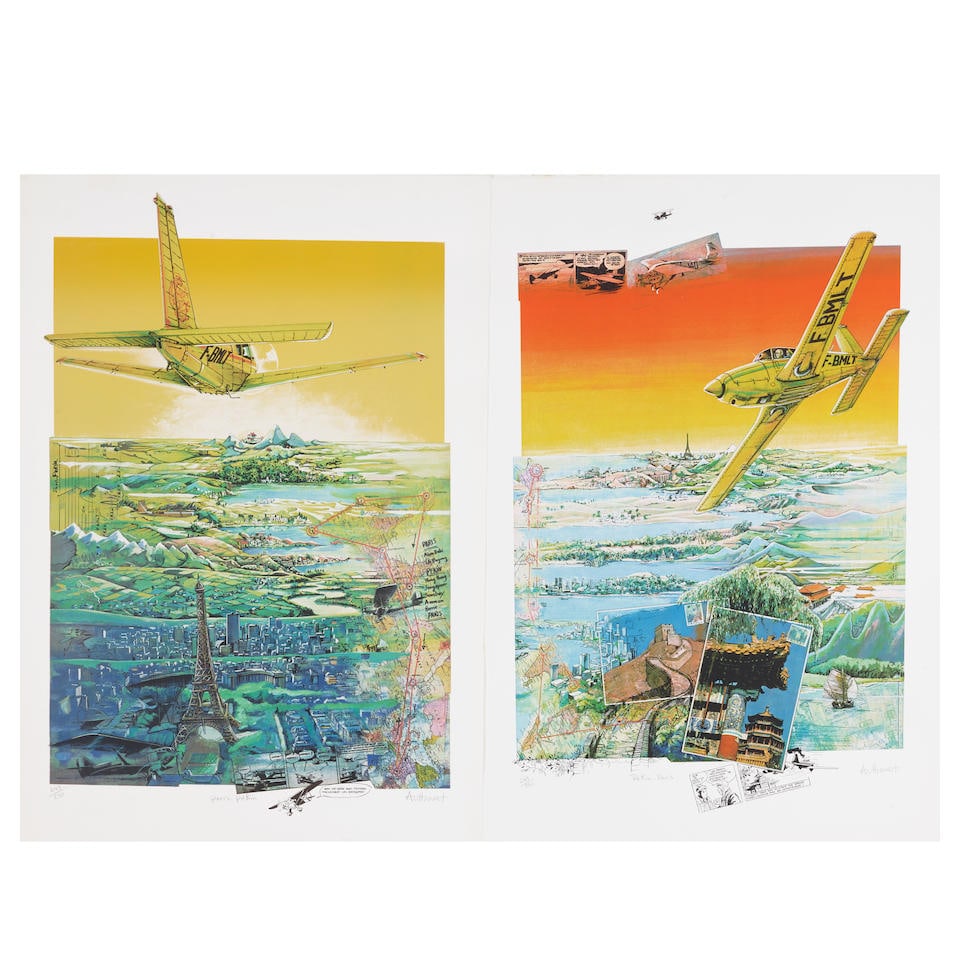 Daniel Authouart (French, born 1943); Paris-Pékin; Pékin-Paris; (1 of 1)