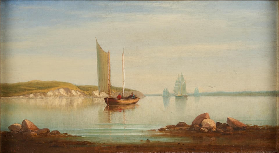 CHARLES HENRY GIFFORD (American, 1839-1904) Morning, Still Waters (9 x 16 in (22.9 x 40.6 cm).fr... (1 of 4)