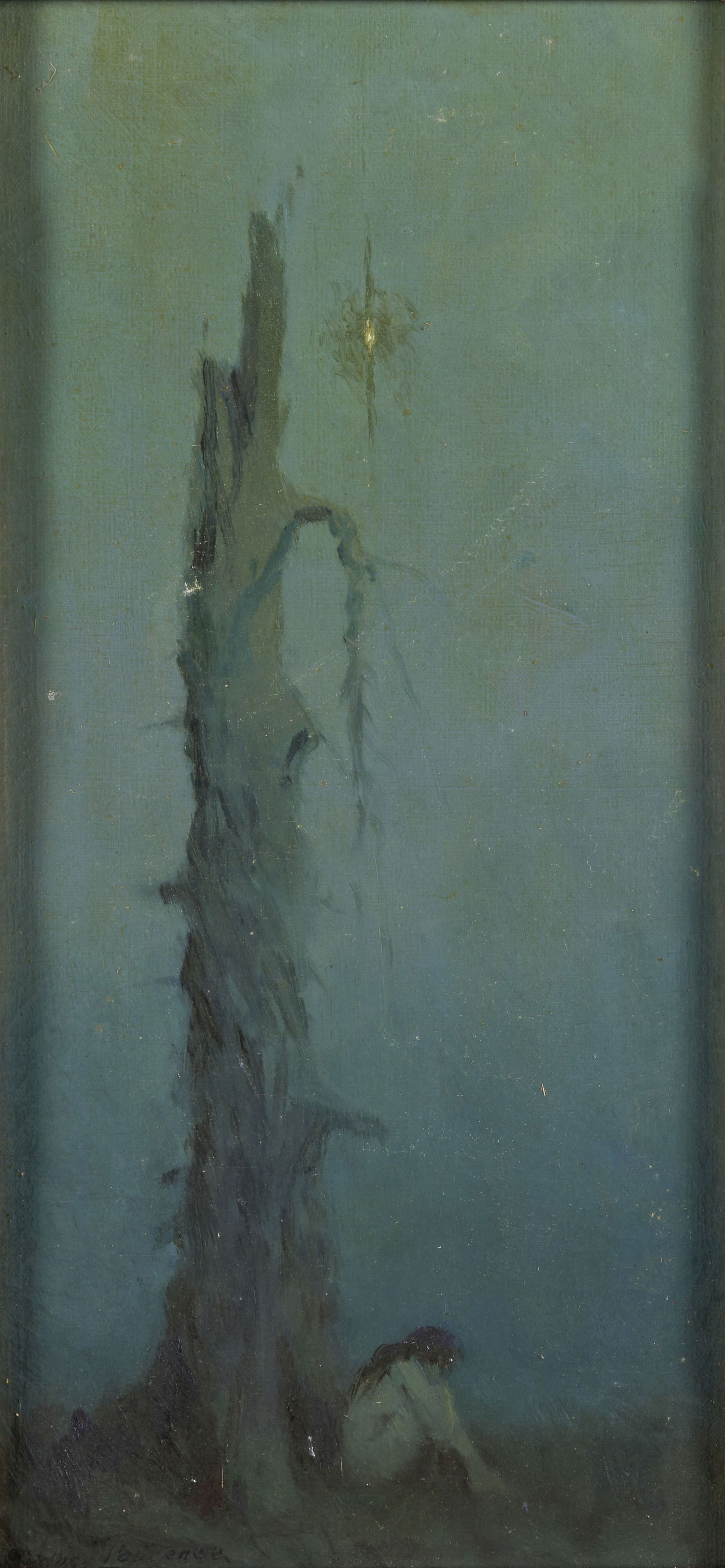 SYDNEY MORTIMER LAURENCE (American, 1865-1940) Cheated (16 x 8 in (40.6 x 20.3 cm).framed 18 1/2... (1 of 3)