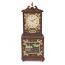 Federal Mahogany Veneer Shelf Clock with Eglomisé Panels inscribed Aaron Willard, Boston, ...